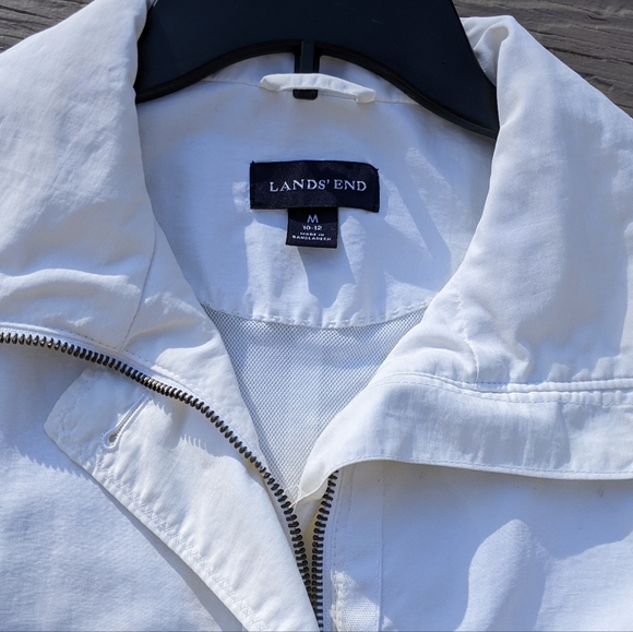 Land's End Vintage Windbreaker Jacket Size M - Picture 2 of 3